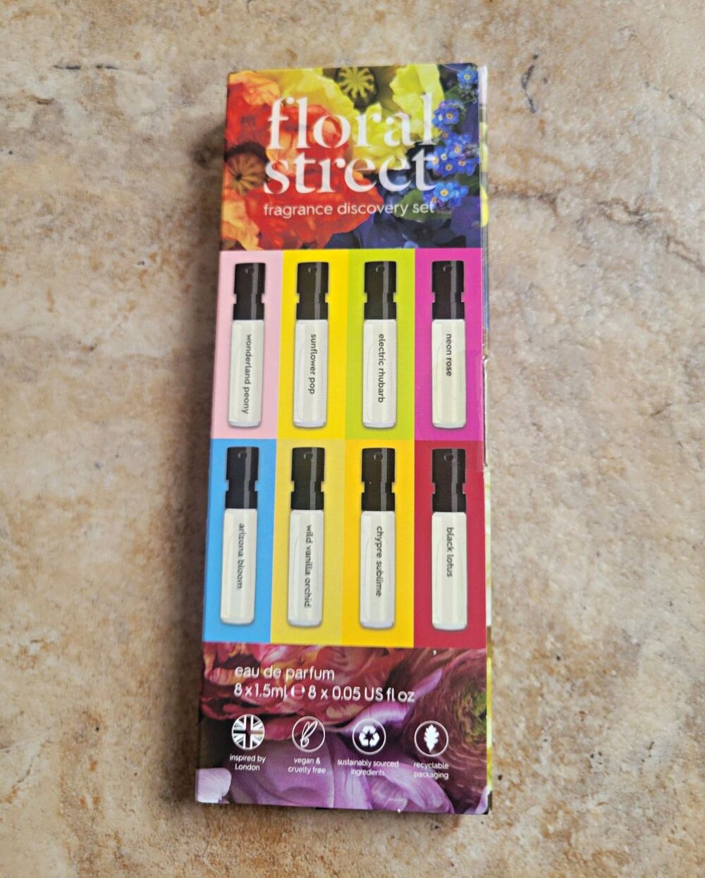 Floral Street Fragrance Discovery Set Spray 8 Samples 0.4oz Great Gift!